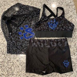 Cheer Athletics Sports Bra, shorts, and tank top